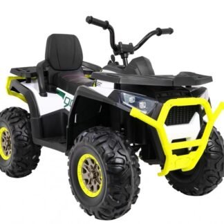 Quad Desierto 12v, 4 motores, niños de 3 a 8 años, blanco INDA546-RA-XMX-607
